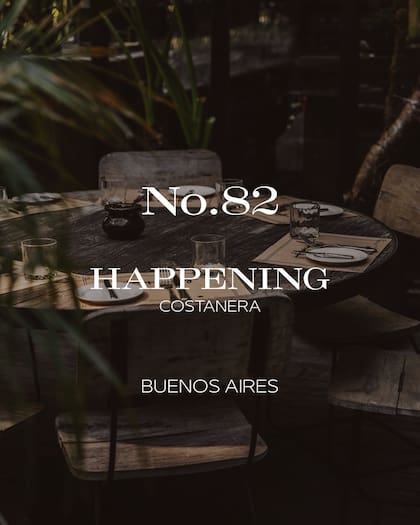 Happening fue elegido en el puesto 82 de World’s Best Steak Restaurants 2026