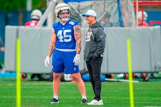 Harbaugh considera el primer minicampamento con los Giants un ensayo más que una competencia