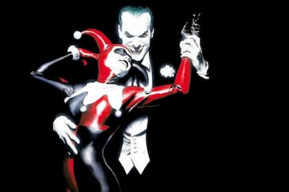 Harley y el Guasón según el dibujante Alex Ross