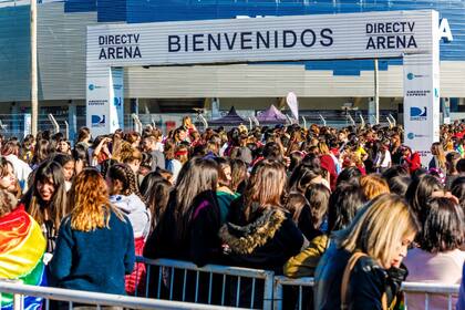 Desde muy temprano, los fans del ex One Direction comenzaron a hacer cola para poder ingresar al estadio
