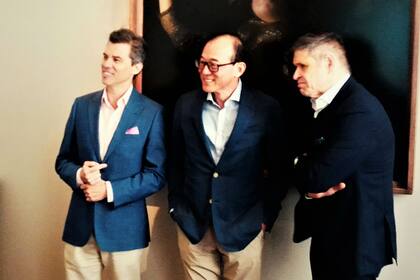 Harrington, Teo Al Khing y Capelli, en su paso por Buenos Aires