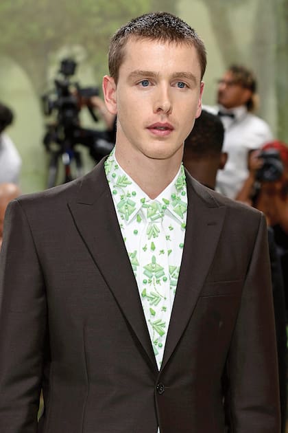 Harris Dickinson en la Met Gala de este año, el pasado 6 de mayo en la ciudad de Nueva York.