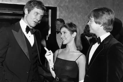 Harrison Ford, Carrie Fisher y Mark Hamill se divirtieron a lo grande en la filmación de Star Wars.