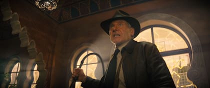 Harrison Ford, en una escena de Indiana Jones y el dial del destino