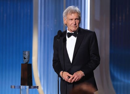 Harrison Ford recibió el premio a la trayectoria