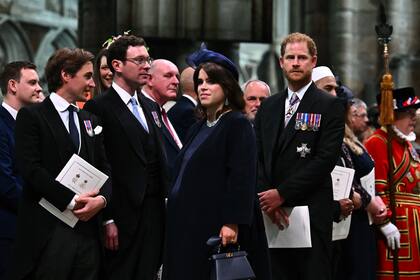 Harry asistió a la ceremonia de coronación  (Photo by Ben Stansall / POOL / AFP)