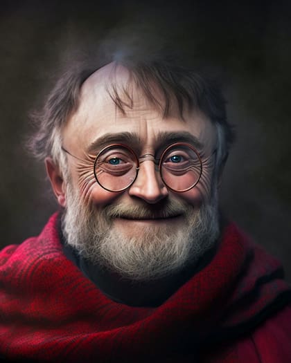 Harry Potter de anciano