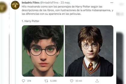 Harry Potter (Foto Twitter @ImladrisFilms)