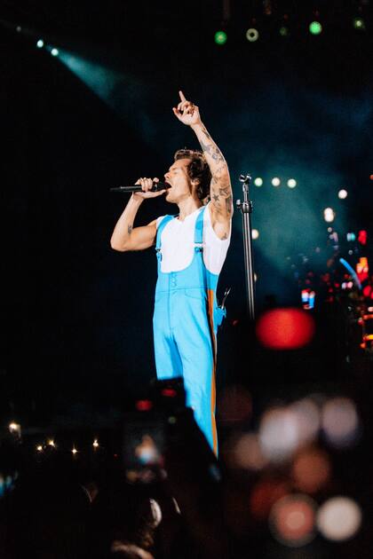 Harry Styles se presentó este sábado en River y volverá al mismo escenario este domingo (Gentileza DF)