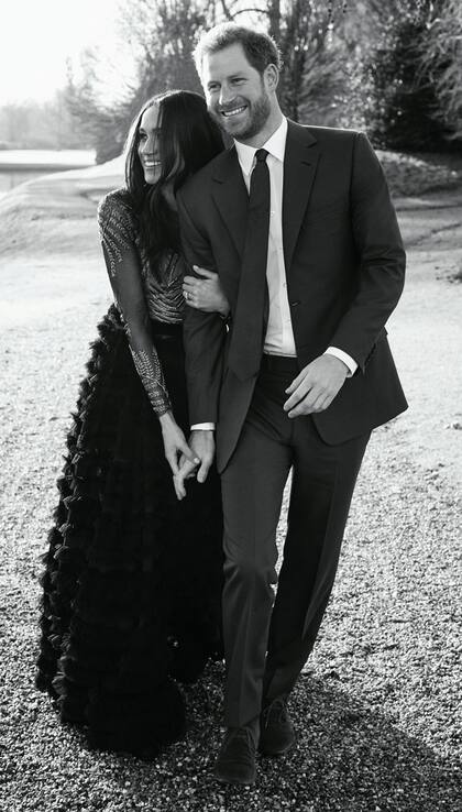 Harry y Meghan, en su foto oficial