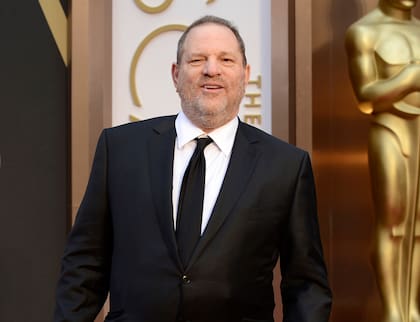 Harvey Weinstein en los Oscar de 2014. Algunos años después, el exproductor enfrentó una ola de denuncias por abuso sexual y fue condenado por la Justicia