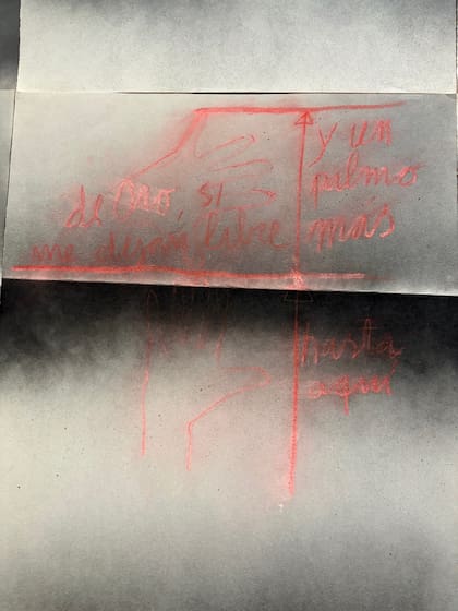 “Hasta aquí de oro, si me dejan libre. Y un palmo más”, escribió Clorindo Testa sobre ese monumental collage