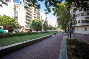 Hasta el momento, se completaron los trabajos en dos cuadras de la avenida Honorio Pueyrredón entre la avenida Gaona y la calle Franklin