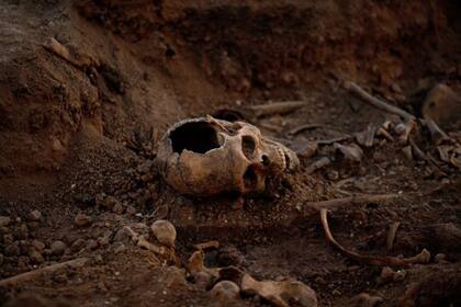 Hasta el momento se recuperaron más de 100 cuerpos de las fosas comunes de Belchite.