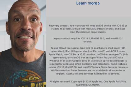 Hasta la letra chica original del sitio de Apple se puede leer en el correo para darle mayor verosimilitud (TikTok @scottpolderman)