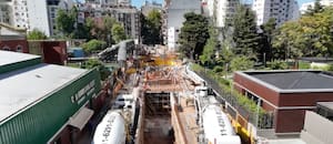 Avanza la construcción de pasos bajo nivel del tren Sarmiento en dos barrios porteños