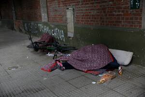 Dormir en la calle: hasta 4000 personas viven a la intemperie en pleno invierno