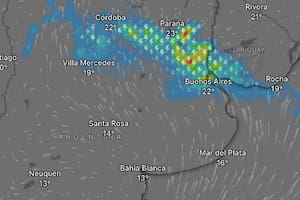 Rige una alerta amarilla por tormentas y vientos fuertes para este viernes