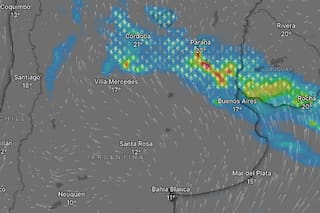 Rige una alerta naranja y amarilla por tormentas para este sábado 4 de abril