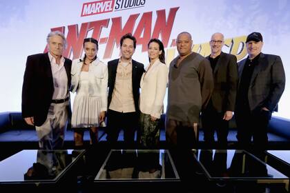 Hay equipo. Ant-Man y la avispa tuvo su estreno en California, con un clima sumamente distendido