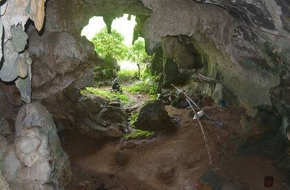 Hay innumerables cuevas de piedra caliza en el área, muchas aún por explorar