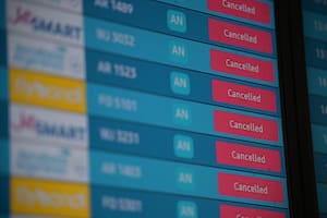 Ya se cancelaron más de 450 vuelos y se anticipan pérdidas por 3 millones de dólares