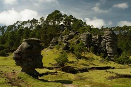 Hay muchos lugares para visitar en el bosque como el Valle de Piedras Encimadas