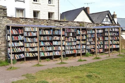 Hay-on-Wye es conocida como la ciudad de los libros debido a sus numerosas librerías