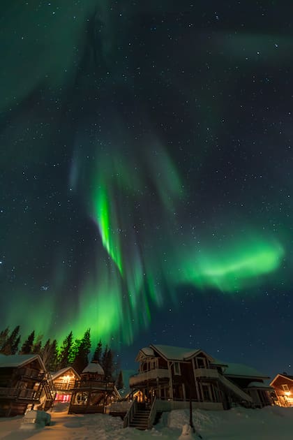Hay pocas personas viviendo en esas zonas tan al norte de Suecia (Foto: Gentileza Agustín de la Parra)