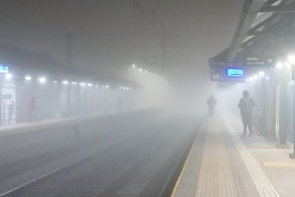 Hay presencia de densos bancos de niebla en el AMBA.
