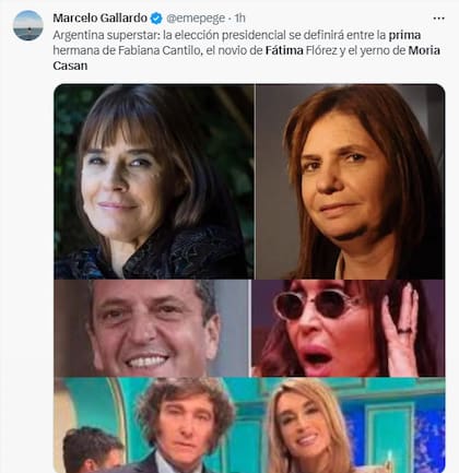 "Hay que elegir entre el yerno de Moria Casán, el novio de Fátima Florez y la prima de Fabiana Cantilo", recordó Novaresio