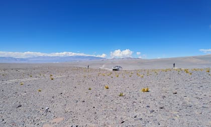 Hay que recorrer varias horas en medio del desierto hasta llegar a las lagunas