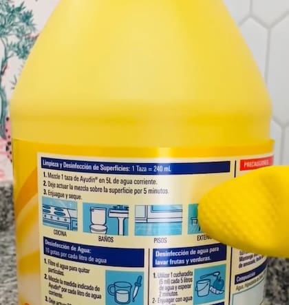 Hay que respetar las indicaciones de la botella (Foto: @soyamodecasa)