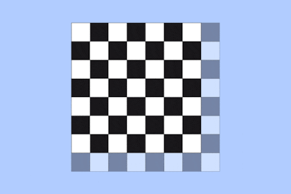 Hay cuatro cuadrados compuestos por 49 (7 filas x 7 columnas)