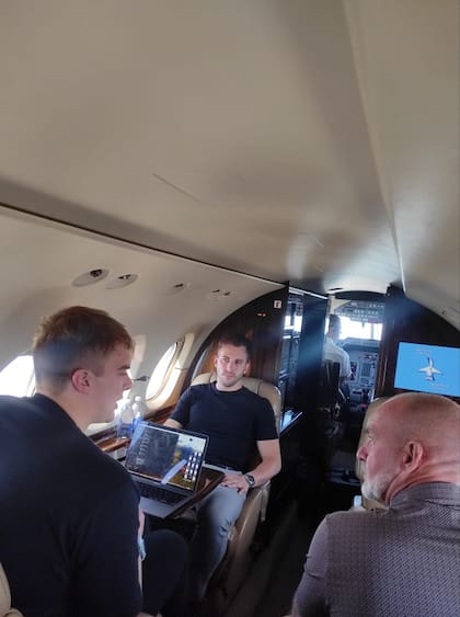 Hayden Davis, cuando visitó la Argentina
