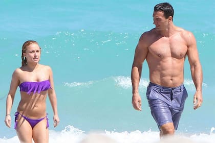 Hayden Panettiere junto a Vladímir Klitschko