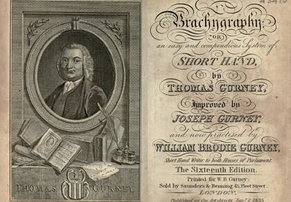 "He domado ese salvaje misterio estenográfico", declara David Cooperfield. Este es el "célebre tratado", creado por Thomas Gurney