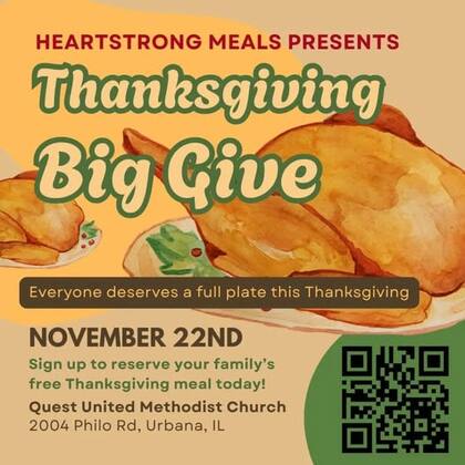 Heartstrong Meals dará comida gratis en Acción de Gracias para quienes más lo necesiten (chambanamoms.com)