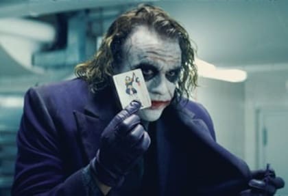 Heath Ledger como el Guasón