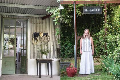 Heather Garrett hoy divide su tiempo entre la confección de prendas de lino y boinas de colores y el cuidado del jardín. En primavera verano, su cottage garden se transforma en posada.