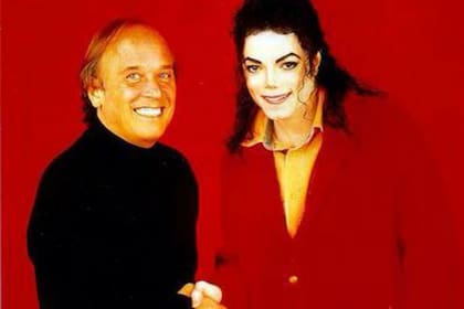 Héctor Cavallero con Michael Jackson
