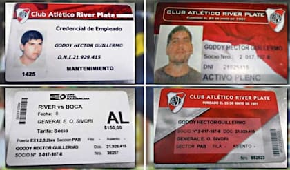 Héctor "Caverna" Godoy, el jefe de la barra brava de River