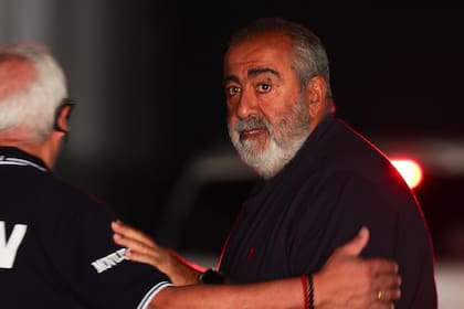 Héctor Daer, en la previa de la reunión de la mesa chica de la CGT