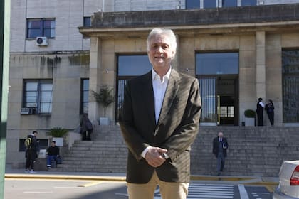 Héctor Guyot al llegar a Comodoro Py para declarar en la causa Cuadernos