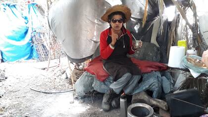 Héctor Juárez, transformista marplatense conocido como "La Pancha Quebracho"