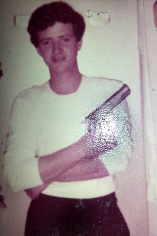Héctor Oscar Ferrero, en su juventud