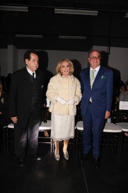 Héctor Vidal Rivas, Mirtha Legrand y Martin Cabrales