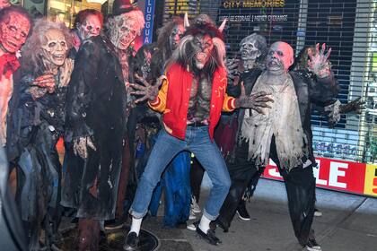 Heidi Klum como Michael Jackson en 2017