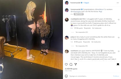 Heidi Klum, Sofía Vergara y Howie Mandel se vieron envueltos en una polémica tras bromear con un embarazo falso en el Día de las Bromas