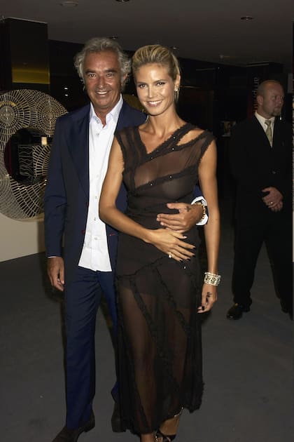Flavio Briatore y Heidi Klum fueron pareja entre 2003 y 2004